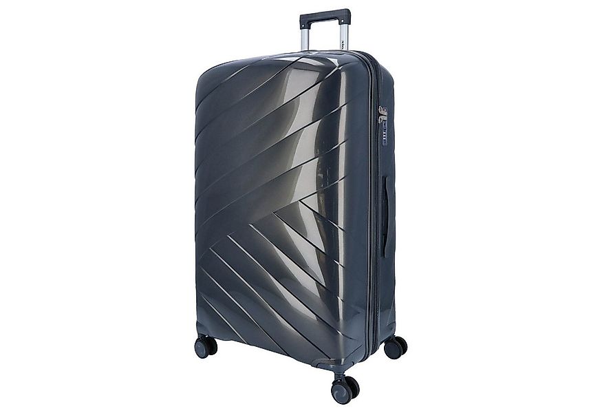 DYX Koffer DYX 4 Rollen Koffer XL 85 cm Dubai grau, 4 Rollen Rollen günstig online kaufen
