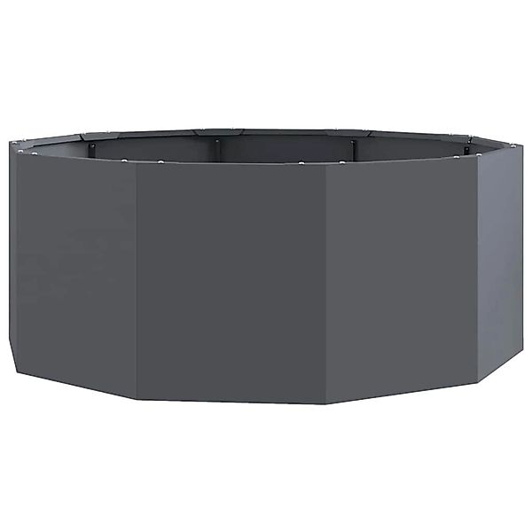 vidaXL Pflanzkübel Anthrazit 90 x 90 x 35 cm Stahl 883733 günstig online kaufen