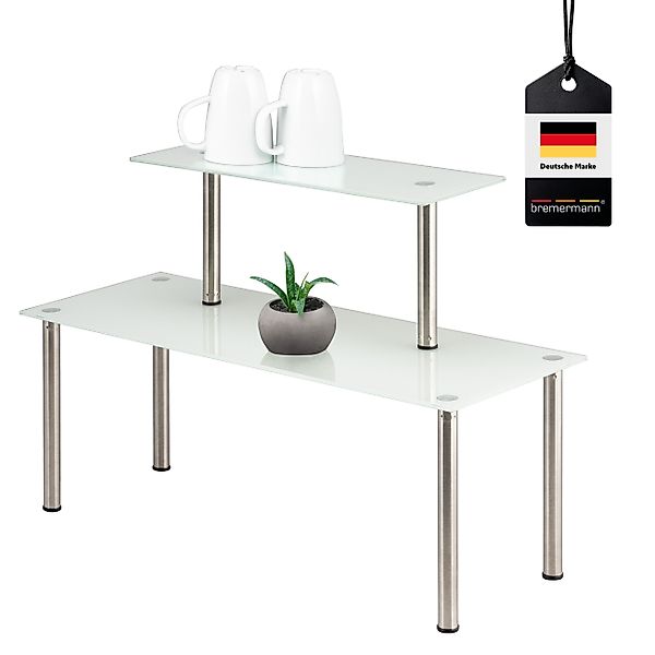 bremermann Küchenregal Glas-Regal, Küchenregal, mit Glasplatten günstig online kaufen