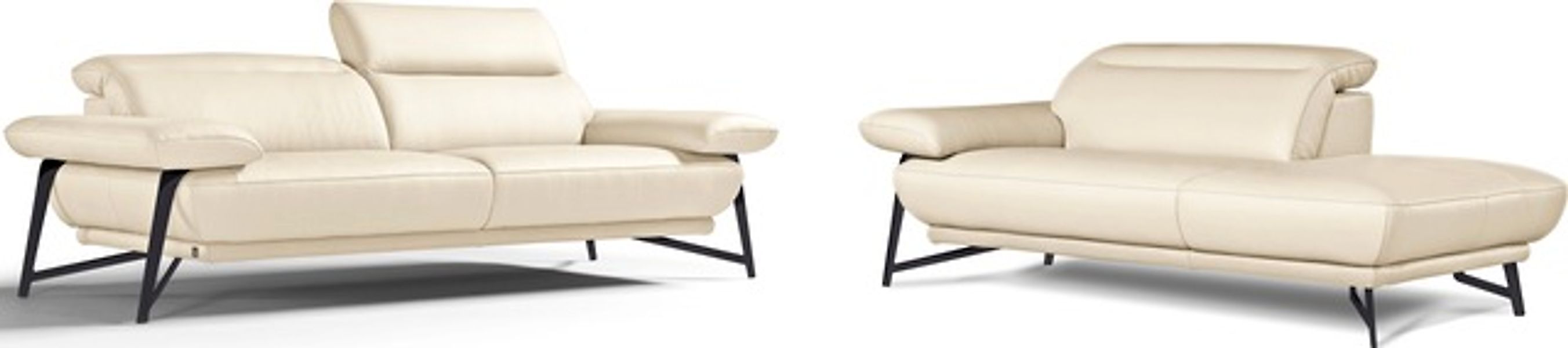 Egoitaliano Sofa »Anais, Design mit hohem Sitzkomfort, Fußfarbe schattengra günstig online kaufen