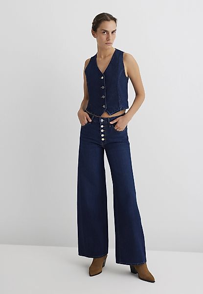 Mavi Weite Jeans "SIENA BUTTON UP", Wide Leg Jeans günstig online kaufen