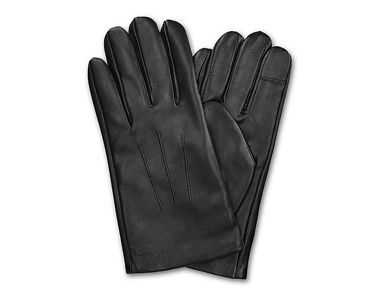 Navaris Lederhandschuhe Herren Nappa Handschuhe Touchscreen - Lammleder Kas günstig online kaufen