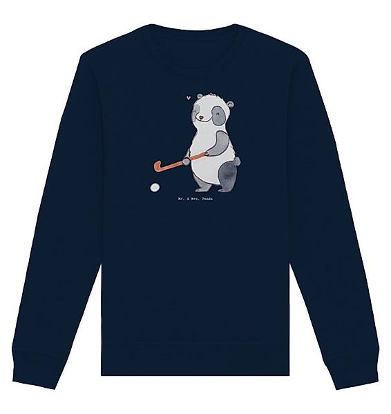 Mr. & Mrs. Panda Longpullover Größe M Panda Hockey spielen - French Navy - günstig online kaufen