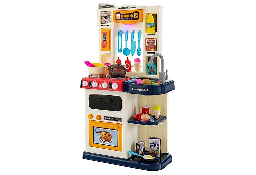 COSTWAY Spielküche Kinderküche, mit Lichter, Musik & Zubehör günstig online kaufen