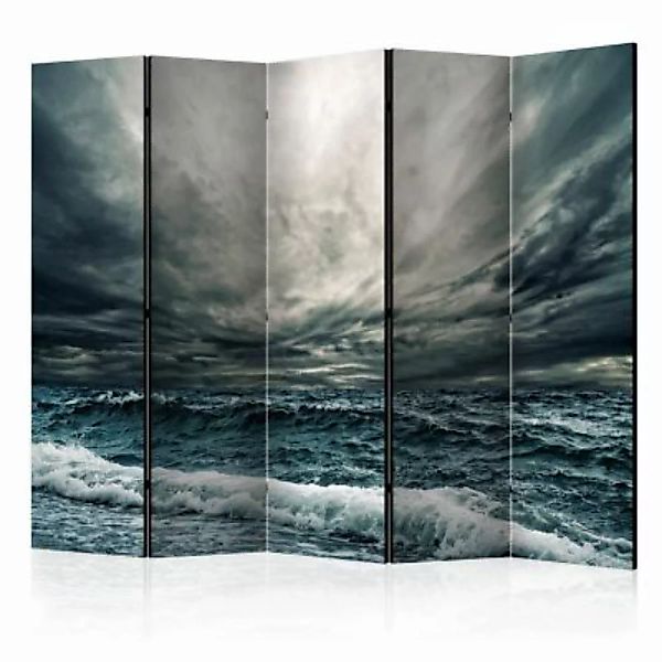 artgeist Paravent Ocean waves II [Room Dividers] weiß-kombi Gr. 225 x 172 günstig online kaufen