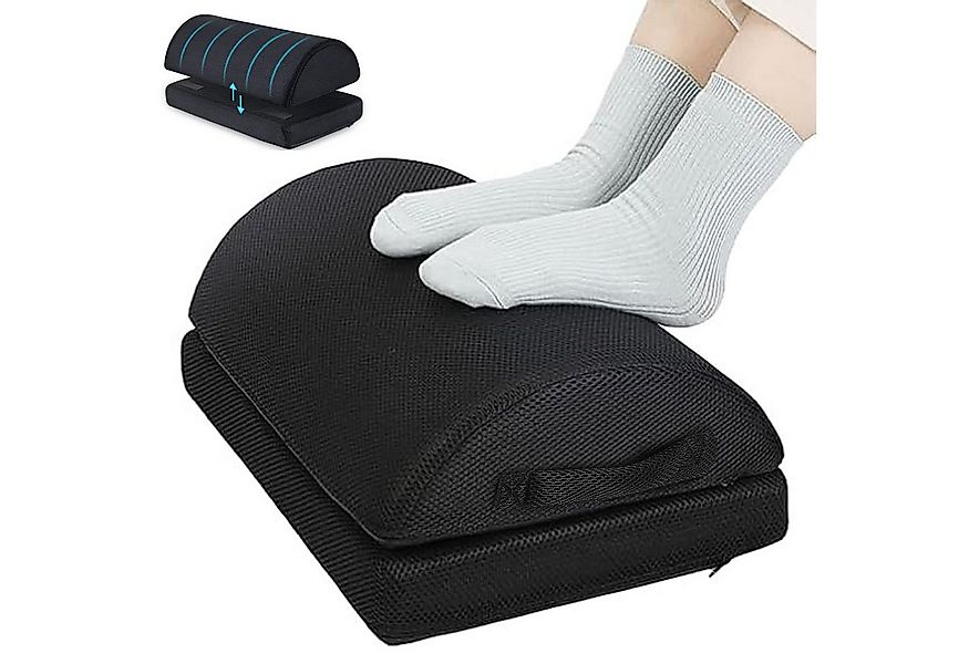 SURFOU Fußstütze Schreibtisch Fußablage 2 Höhen Verstellbar Ergonomische, F günstig online kaufen