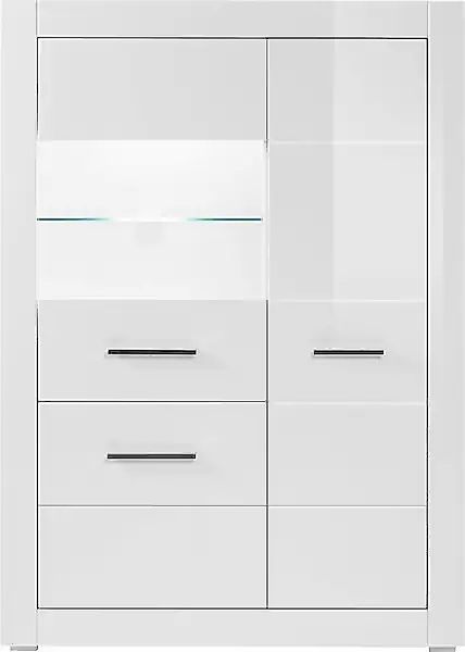 Home affaire Vitrine "BIANCO" Höhe 142 cm günstig online kaufen