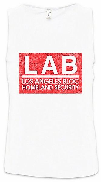 Urban Backwoods Tanktop Lab Logo Ärmelloses T-Shirt Red Hats The Los Angele günstig online kaufen