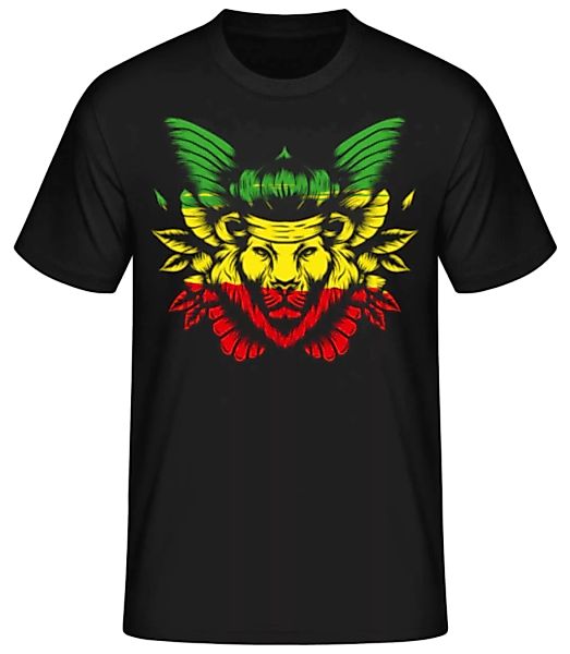 Reggae Löwe · Männer Basic T-Shirt günstig online kaufen