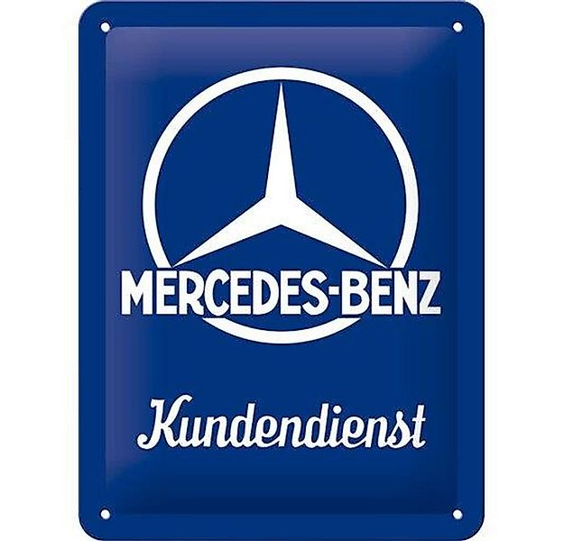 Nostalgic-Art Metallschild Blechschild 15x20 cm - Mercedes-Benz - Mercedes günstig online kaufen