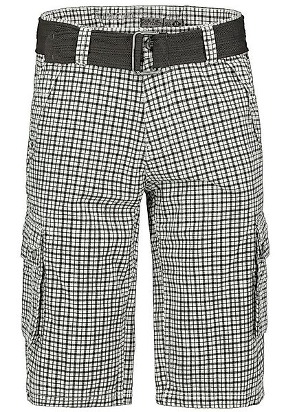 SUBLEVEL Cargoshorts Kariertes Design mit Capri Style Karierte Cargoshorts günstig online kaufen