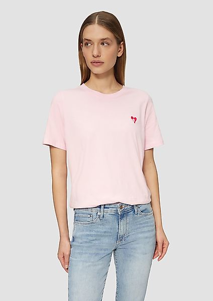 s.Oliver Kurzarmshirt T-Shirt im Relaxed Fit günstig online kaufen