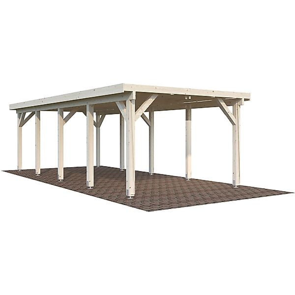 Palmako Einzelcarport Karl Klar tauchgrundiert 360 cm x 762 cm günstig online kaufen