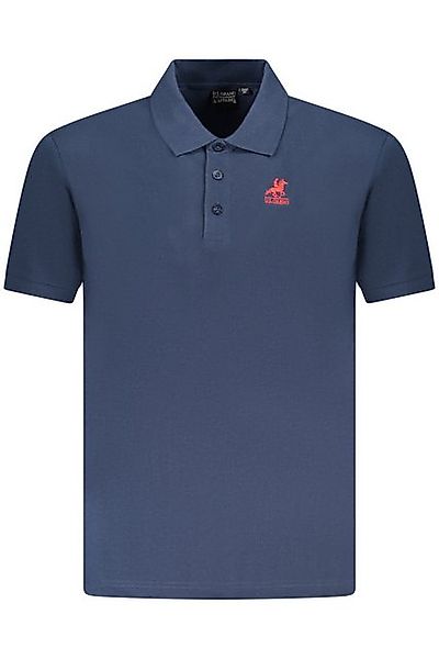U.S. GRAND POLO Poloshirt Hochwertiges Kurzarm-Poloshirt für Herren in Blau günstig online kaufen