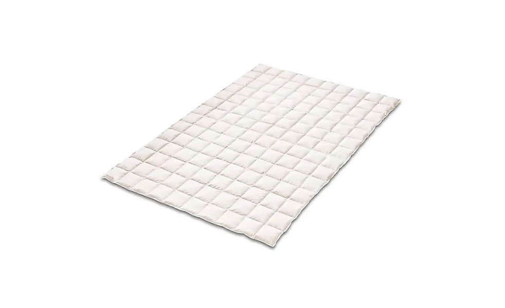 Kauffmann Sommerdaunen Leicht-Steppbett   ¦ weiß ¦ Maße (cm): B: 155 H: 5 B günstig online kaufen