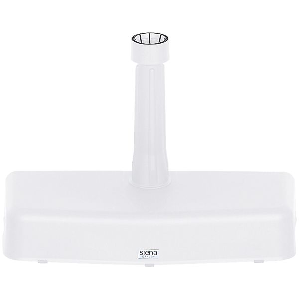Siena Garden Schirmständer Kunststoff Weiß 50x25x9 cm günstig online kaufen