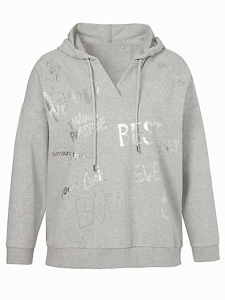 VIA APPIA DUE Kapuzenpullover mit verzierter günstig online kaufen