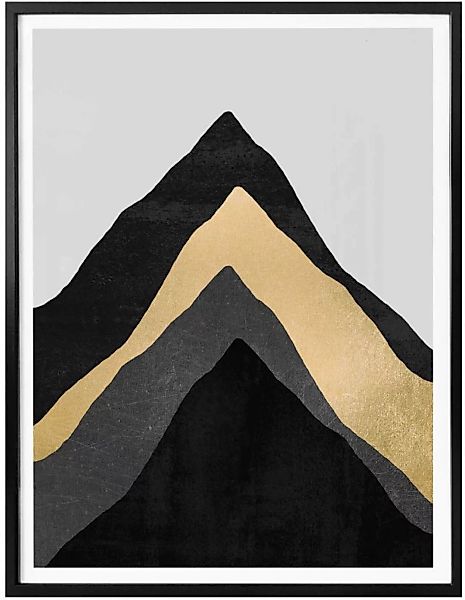 Wall-Art Poster "Vier Berge", Berge, (1 St.) günstig online kaufen