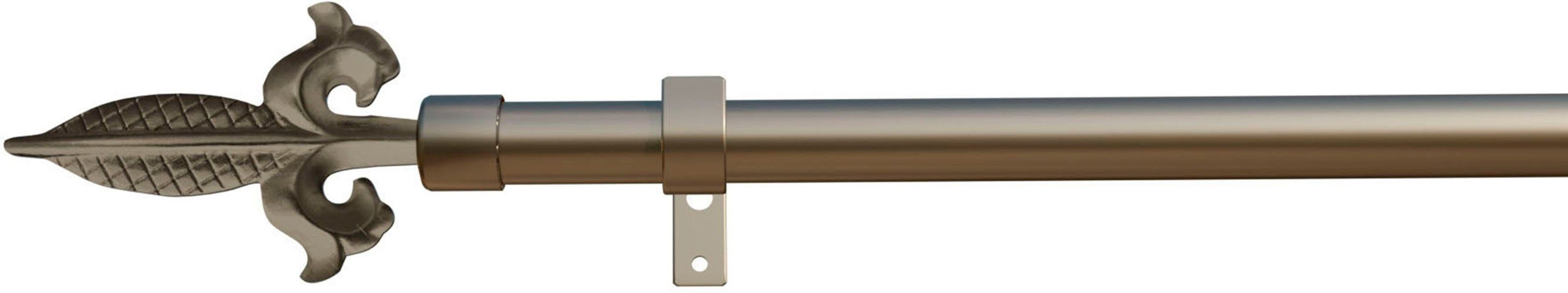 indeko Gardinenstange "Genua" Ø 16 mm 1 läufig-läufig Wunschmaßlänge günstig online kaufen