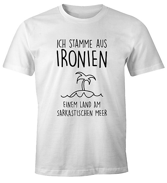 MoonWorks Print-Shirt Herren T-Shirt Ich stamme günstig online kaufen