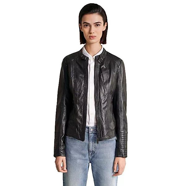 Salsa Jeans Leather Jacke L Black günstig online kaufen
