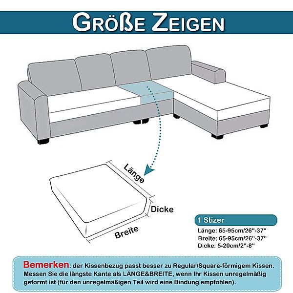 BTTO Sofabezug Kissenbezug Elastische Couchbezug Stretch günstig online kaufen