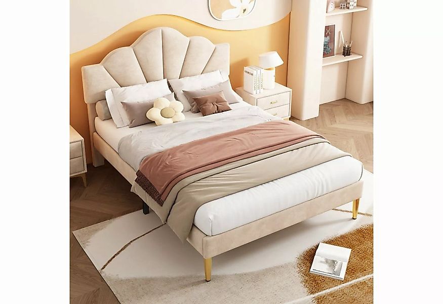 REDOM Polsterbett muschelartiges Bett (140 X 200 CM Ohne Matratze), Höhenve günstig online kaufen