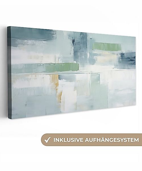 OneMillionCanvasses® Leinwandbild Panorama Farbe - Moderne Kunst - Abstrakt günstig online kaufen