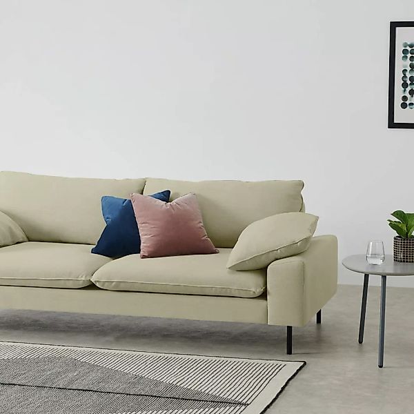 Fallyn 3-Sitzer Sofa, Sand - MADE.com günstig online kaufen