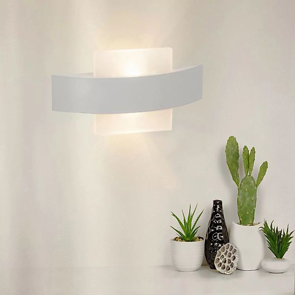 Brilliant LED-Wandleuchte Solution 26 cm Weiß günstig online kaufen