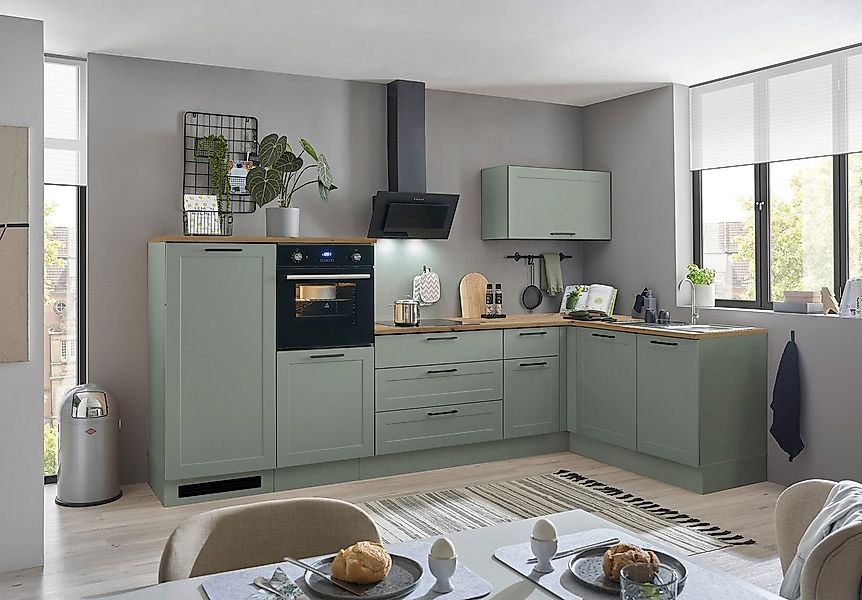 BASIC by Balculina Winkelküche Marsi, Stellmaße 320x175 cm, wahlweise mit E günstig online kaufen