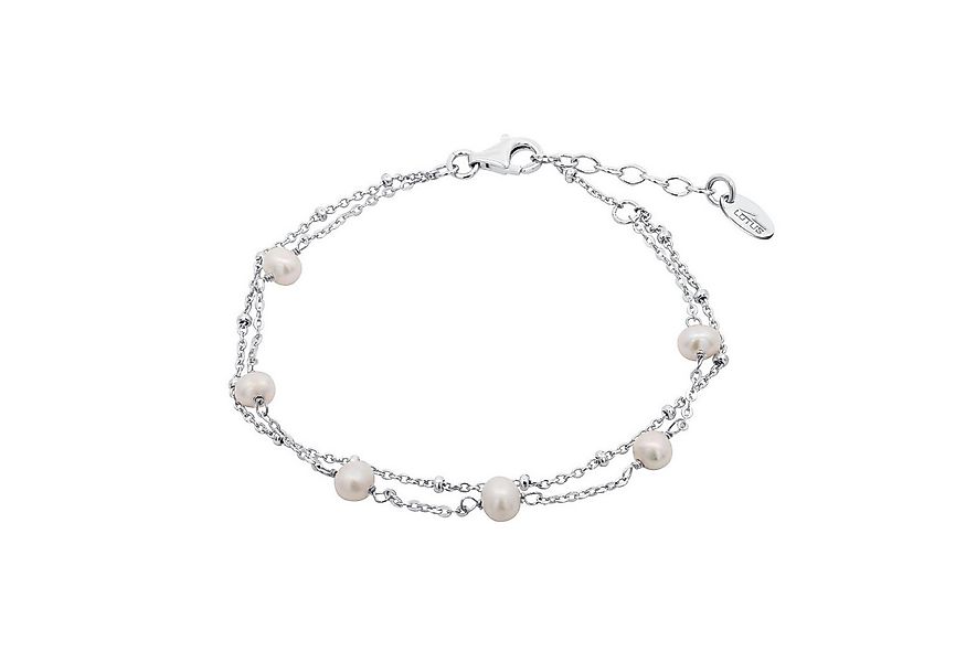 LOTUS SILVER Armband LP3477-2/1 Damen-Armkette – Silber mit weißen Perlen, günstig online kaufen