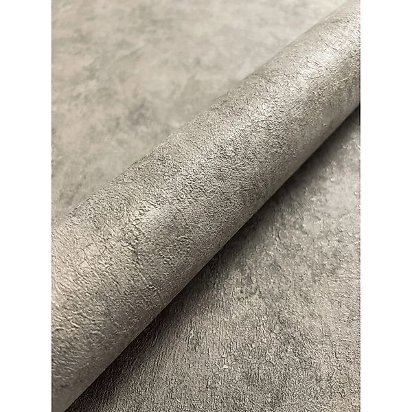 Newroom Vliestapete Damir Grey Unifarbe Modern FSC® günstig online kaufen