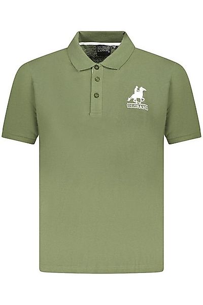 U.S. GRAND POLO Poloshirt Stylisches Kurzarm-Polohemd in Grün für Herren günstig online kaufen