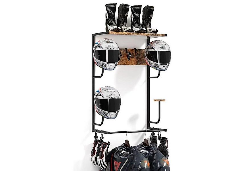 GarveeMore Werkzeughalter Holz Motorrad Helm Rack Wand montiert Display Rac günstig online kaufen