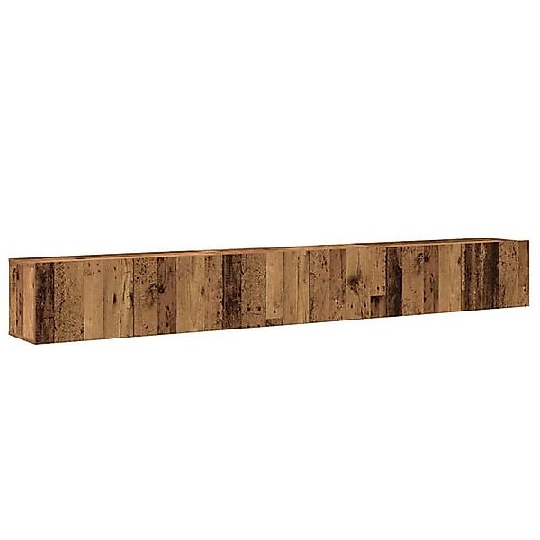 vidaXL Schrankmodule 3-tlg. TV-Schrank-Set Wandmontage Altholz-Optik Holzwe günstig online kaufen