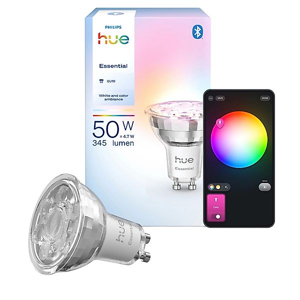 Philips Hue Leuchtmittel GU10 6.500 K 345 lm 4,7 W günstig online kaufen