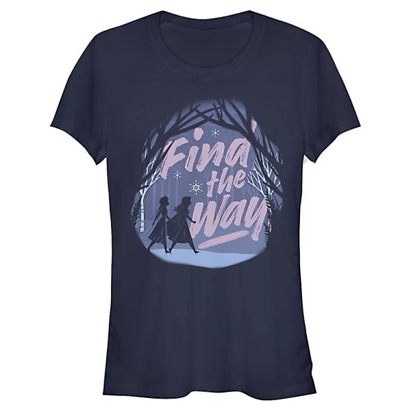 Disney - Eiskönigin - Elsa & Anna Paper Winter - Frauen T-Shirt günstig online kaufen