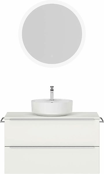 nobilia Badmöbel-Set "Alvene", (2 St., vormontiert, mit Soft-Close), inkl. günstig online kaufen