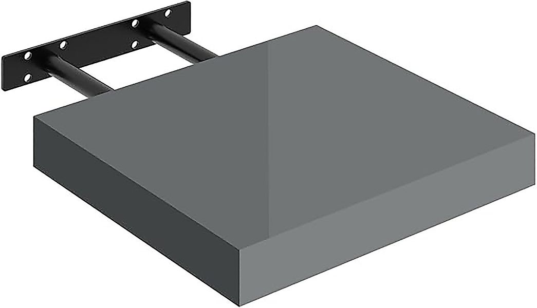 Woltu Wandregal, 1-tlg., hochglänzend Wandboard Schweberegal günstig online kaufen