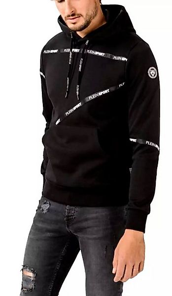 PHILIPP PLEIN Hoodie Herren Kapuzen Swetashirt mit Logo Streifen Kapuze mit günstig online kaufen