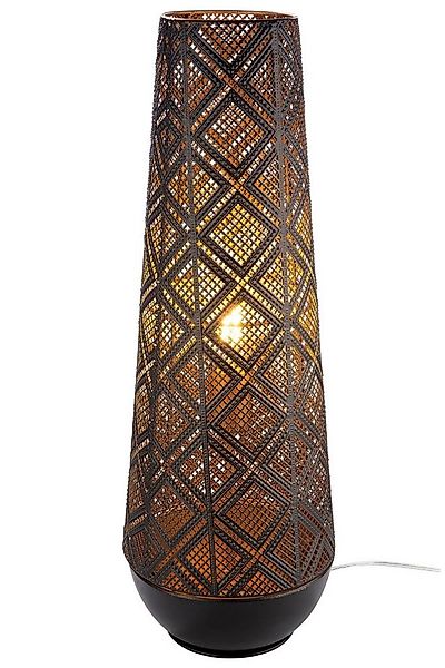 GILDE Stehlampe GILDE Bodenlampe Almazar - schwarz - H. 57cm x D. 20cm günstig online kaufen