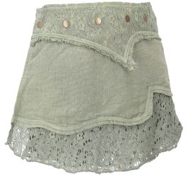 Guru-Shop Minirock Natürlicher Goa Sommerrock, Ethno günstig online kaufen