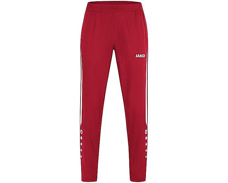 Jako Sporthose Sport-Freizeithose Power (Stretch-Micro-Twill) lang rot/weis günstig online kaufen