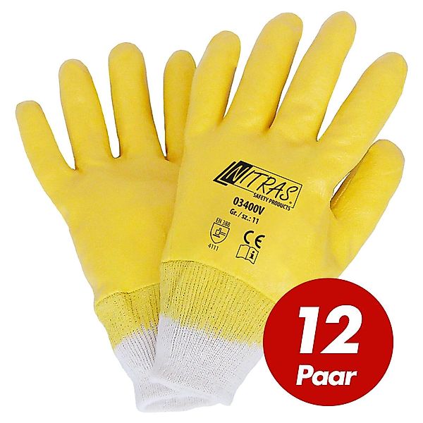 Nitras Nitril-Handschuhe 03400V Nitrilhandschuhe, Schutzhandschuhe - günstig online kaufen
