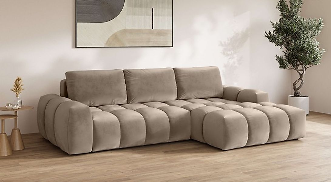 INOSIGN Ecksofa »AZITA klein optionale Schlafsofa mit Bettkasten, B/T/H: 27 günstig online kaufen