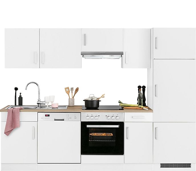 KOCHSTATION Küchenzeile KS-Gera, Breite 270 cm, wahlweise mit E-Geräten, mi günstig online kaufen