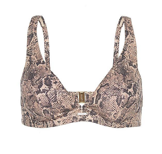 JOOP! Triangel-Bikini-Top Python, Animal-Print mit Glanz-Effekt, günstig online kaufen