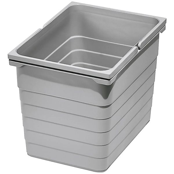 Ninka Eins2vier Abfallsammler Mülleimer 17L 310 x 306 x 230 mm Alugrau 5060 günstig online kaufen