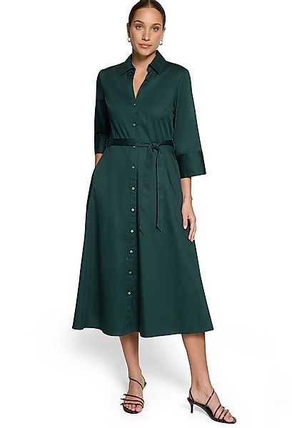Zero Hemdblusenkleid Damen mit 3/4 Arm Bindegürtel günstig online kaufen